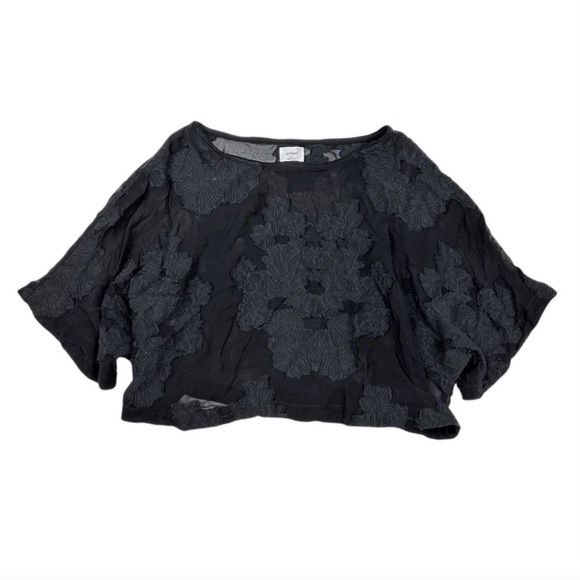 WILFRED Embroidered Blayze Short Sleeve Blouse (Medium) - Picture 2 of 8